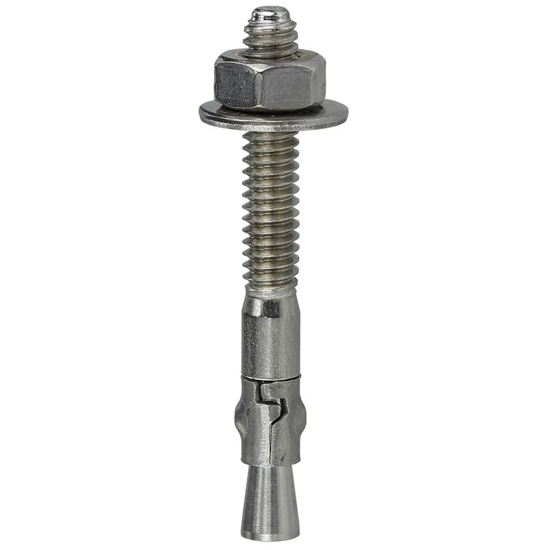 Bargain Wedge Anchors, Full Thread, Stainless Steel, 3/8 x 3"