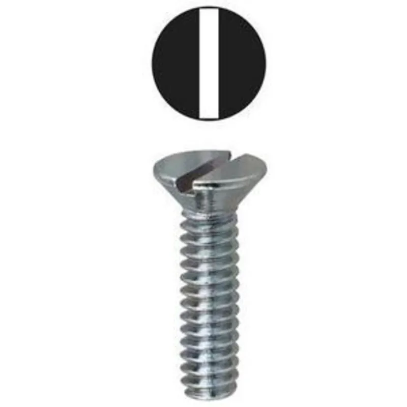 #6-32 x 2" Machine Screw, Zinc Plated Steel Brand New