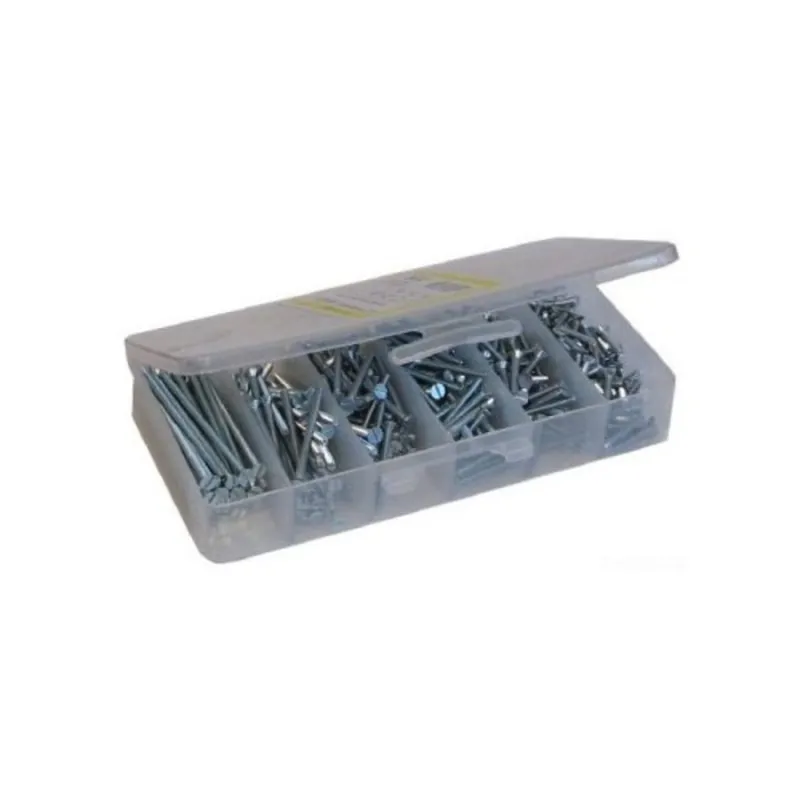 Assorted # 6-32 Slotted Flat Head Machine Screws, 370 Total Price Drop