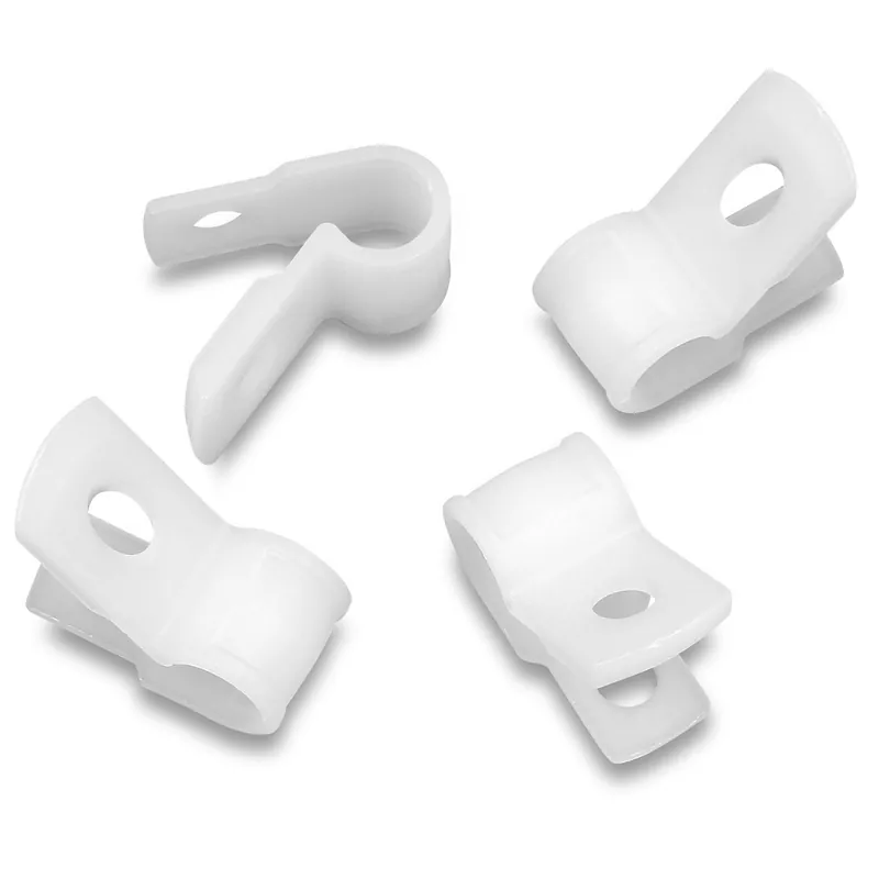 Cable Clamp, 1/4 x 3/8", Natural, #10, 100/Bag Latest