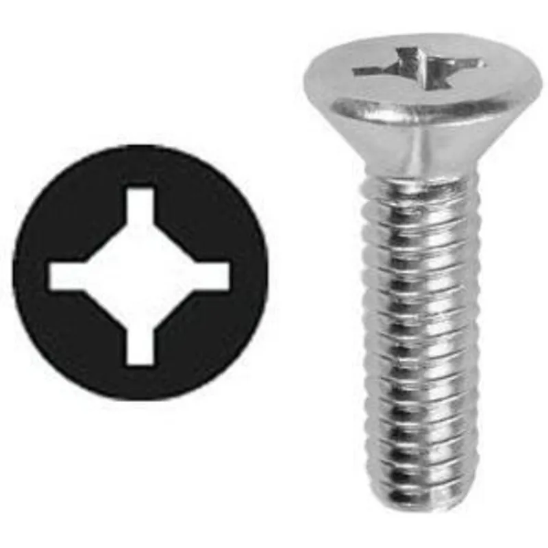 #6-32 x 3/4 Flat Head Machine Screw, Square/Phillips Best Seller