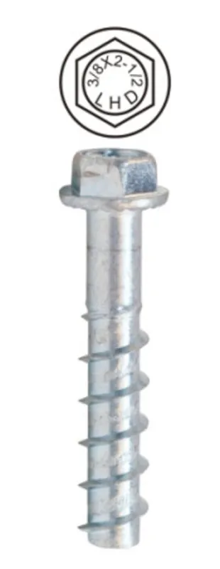 3/8'' x 2-1/2'' Hex Head Concrete Screw Bolt Reduced Price