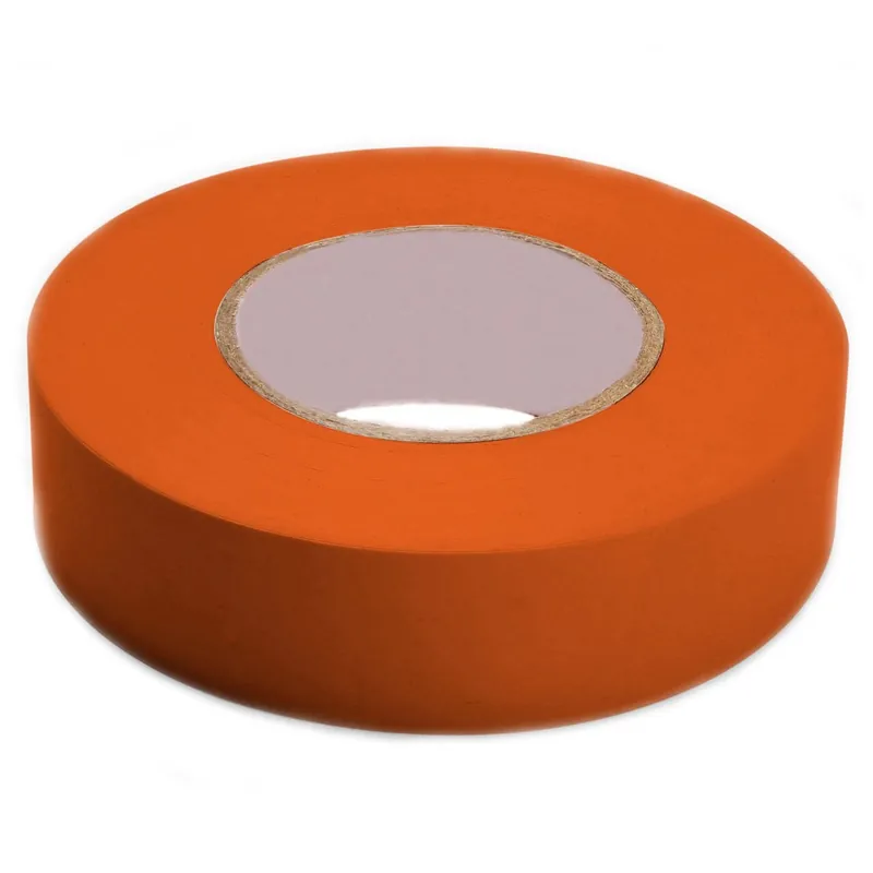 Vinyl Electrical Tape, Orange, 3/4" x 60' Authentic