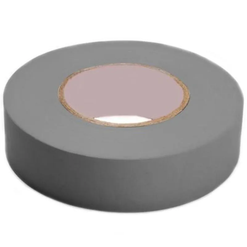 Vinyl Electrical Tape, Gray, 3/4" x 66' Luxury