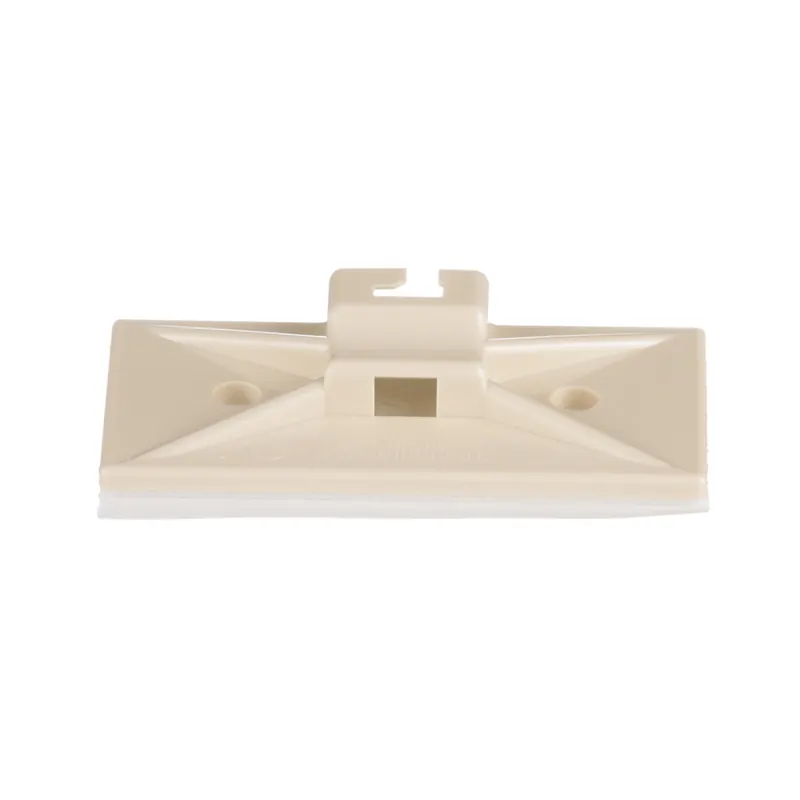 Wholesale Snap-In Cable Tie Mount, Adh, Ivory