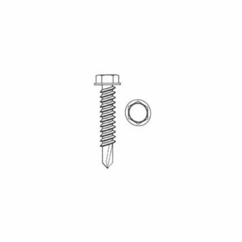 SCREW DRILL&TAP HEX HD 1/4-14X1-1/4 Fan Favorite