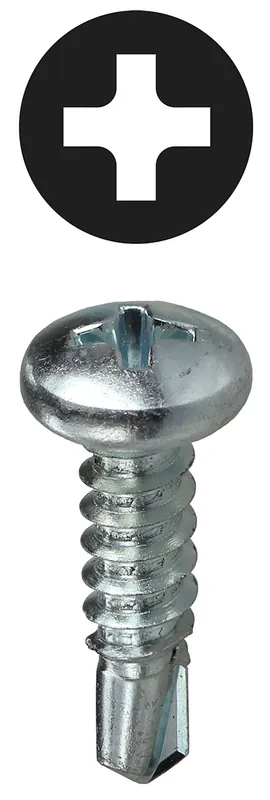 10 X 1 1/4 Pan Head Phillips Self Drilling Screws Budget