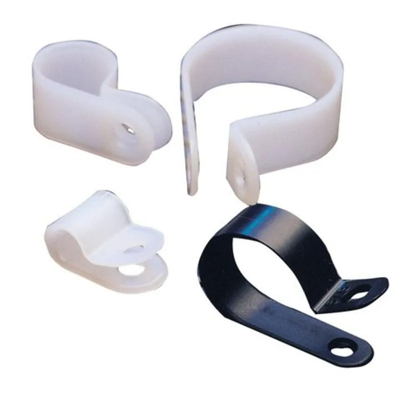 Cable Clamp, 1/2" x 1/2", Natural, #10, 100/Bag Markdown