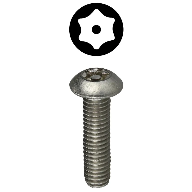 8-32 X 1 Star Pin Button Hd.tamper Proof Machine Mega Sale