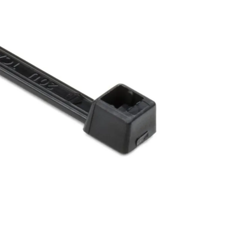 Warranty Included Cable Tie, 40 Lb., 8.3", Black