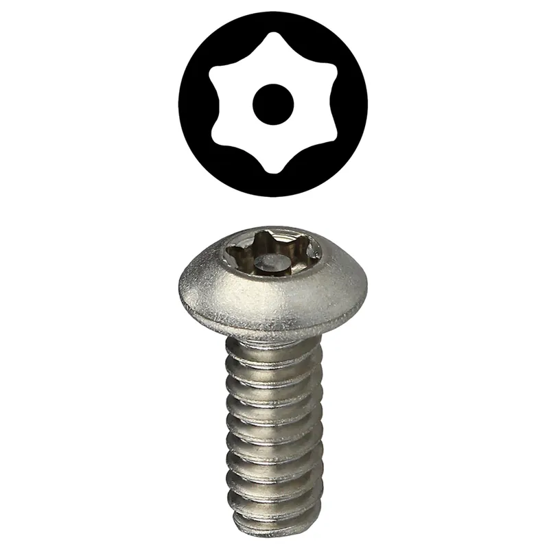 1/4 X 1 STAR PIN BUTTON HD.TAMPER PROOF MACHINE One Day Deal