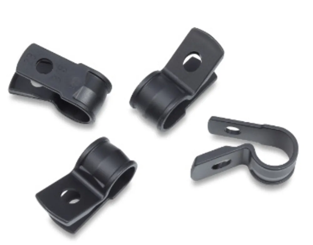 Cable Clamp, 3/8" x 1/2", UV Black, #10, 100/Bag Trusted Brand