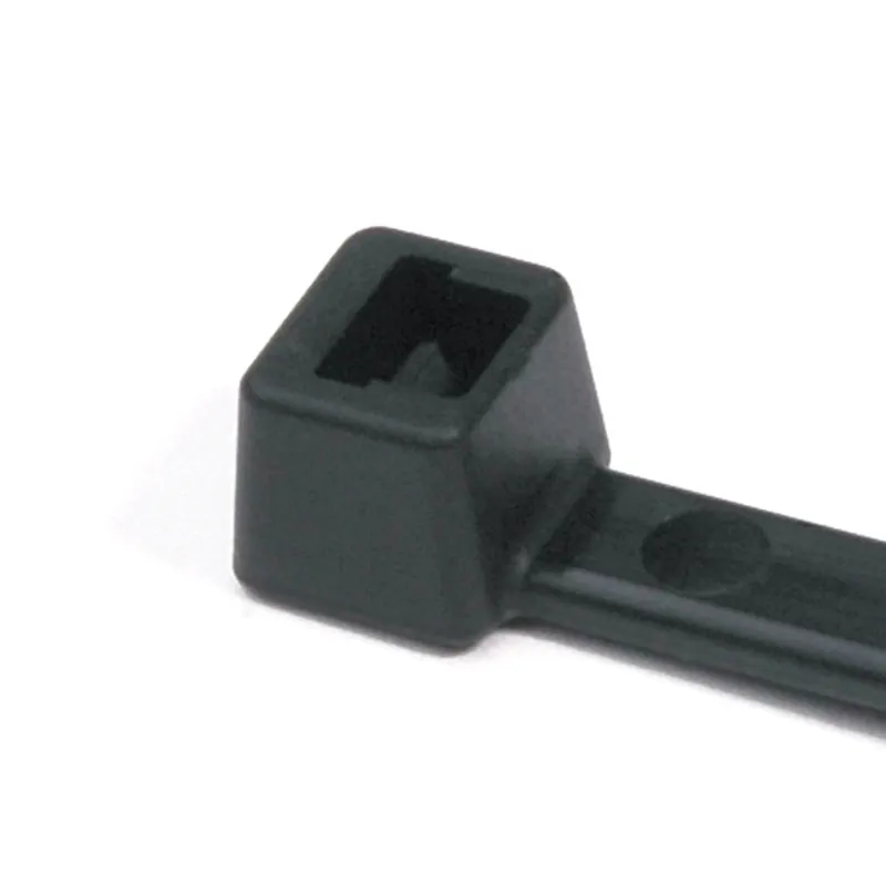 Worldwide Shipping Cable Tie, 30lb Tensile Strength, 8", Black, 100PK