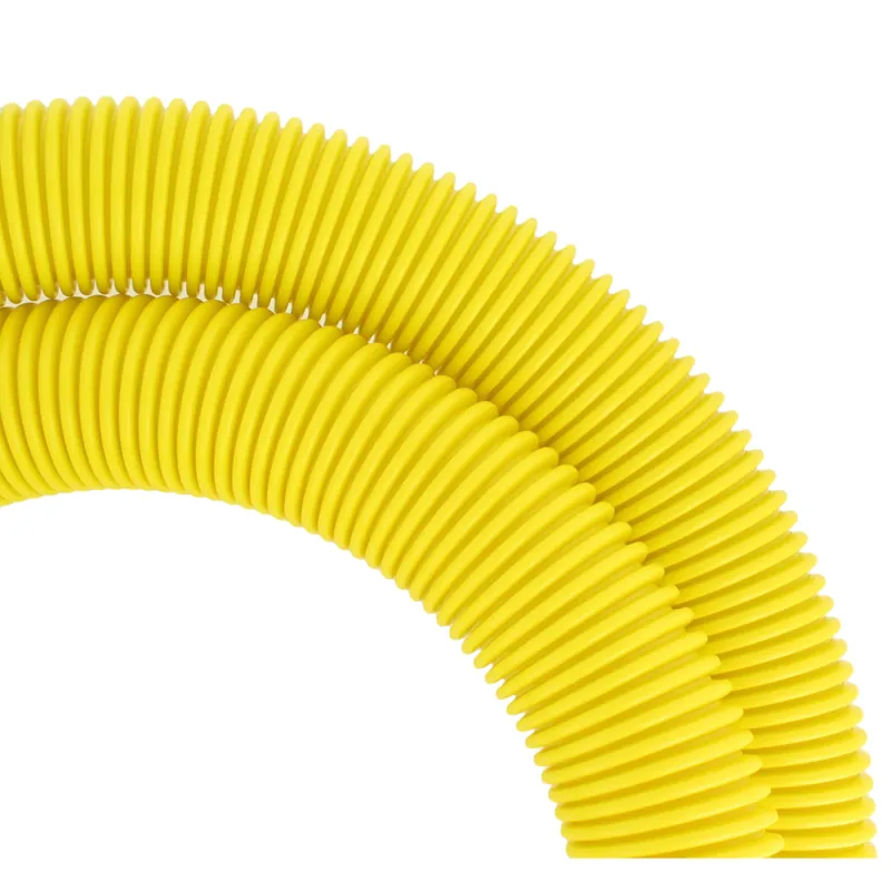 Hot Deal Round Convoluted Tube, 50mm/1 Meter, Yellow