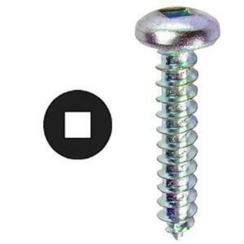 Big Sale Sheet Metal Screw, # 12 x 2", Pan Head, Square Drive, Steel, 50/PK