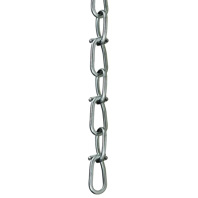 #12 Double Loop Chain Bright Galvanized No Minimum Order