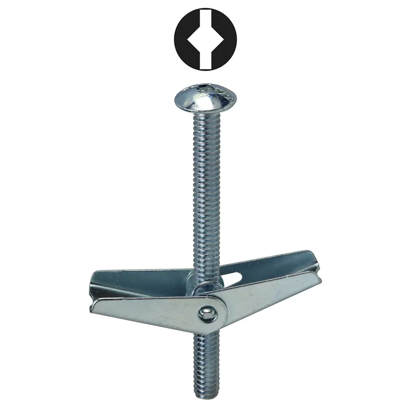 1/8" X 2" Toggle Bolt Mushroom Head-Spring Luxury