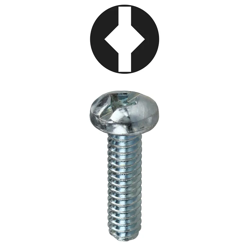 1/4 X 1/2 Round Head Square/slotted Machine Zinc Bargain