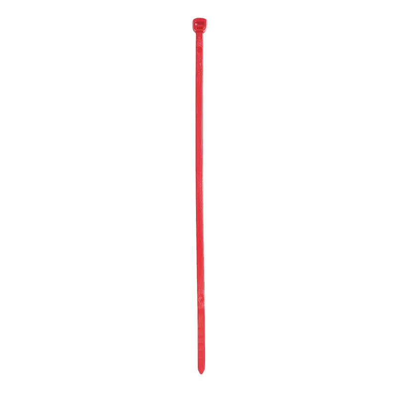 Best Choice Cable Tie, Nylon, Red, Plenum Rated, 7-1/2" Long, 1000/PK