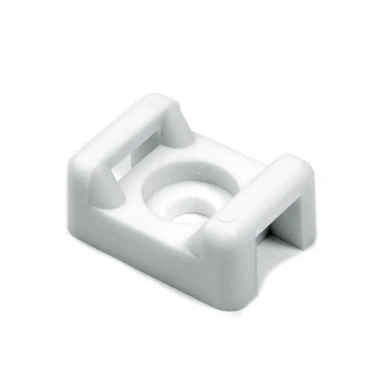 Super Sale Cable Tie Mount, 0.58", White