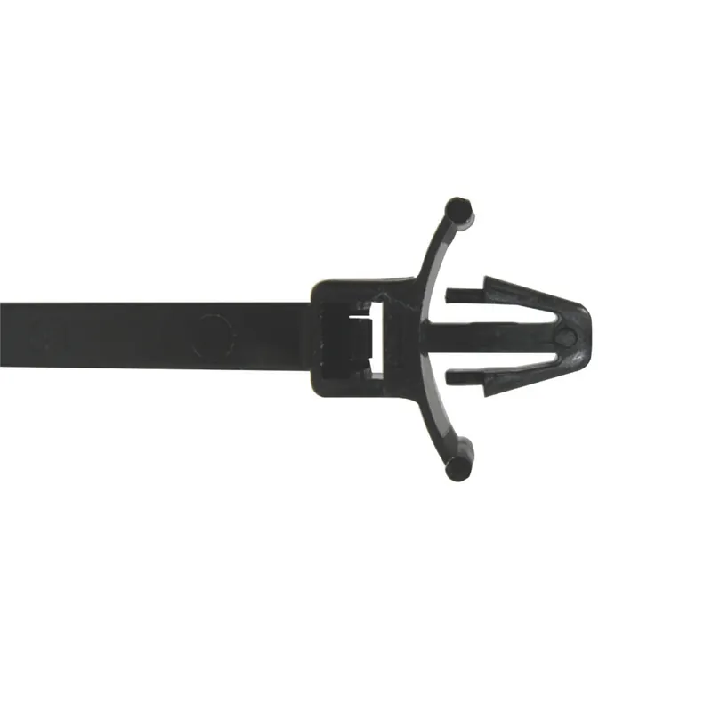 Cable Tie, Ppush-Mount, Nylon, Natural Color, 7-1/2" Long, 500/PK Clearance