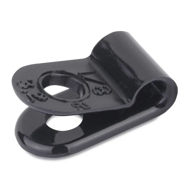 Today Only CABLE CLAMP BLK PLAIN EDGE .48 DIA