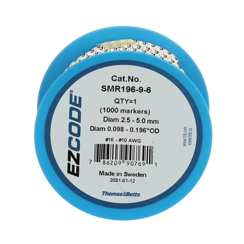WIRE MARKER WH:6(RL/1000)AWG16-10 Limited Edition