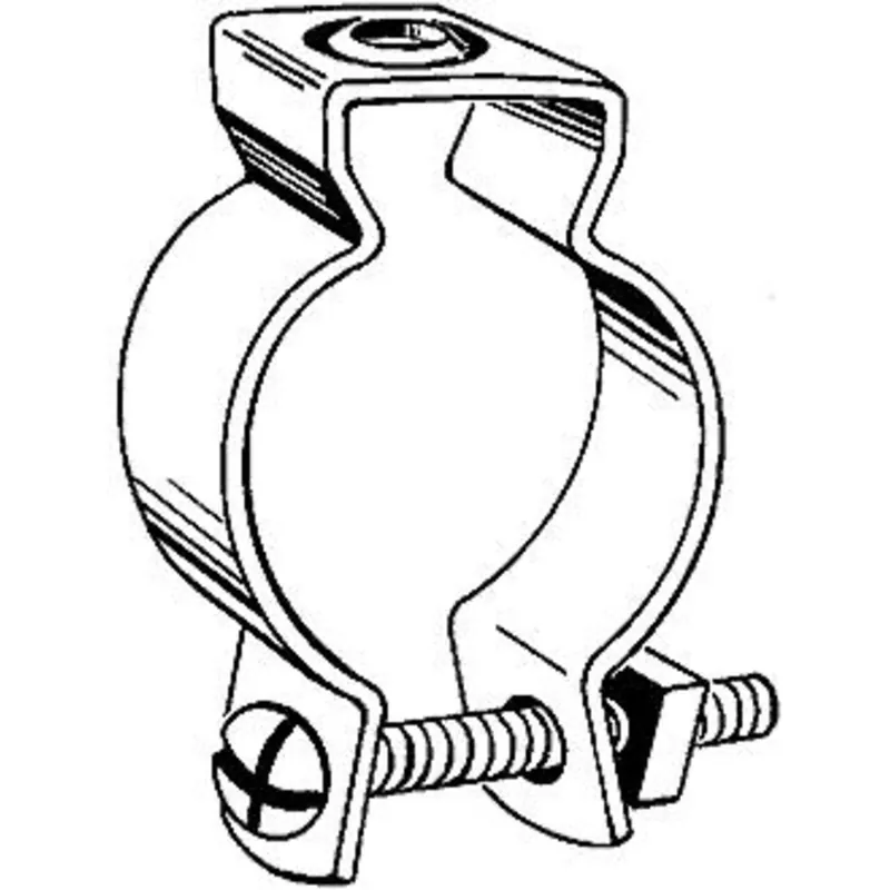 Conduit Hanger with Bolt, 3/4", Steel Mega Sale