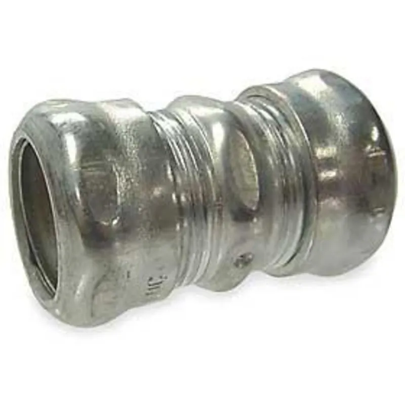 EMT Compression Coupling, 3/4", Raintight, Steel Secure Checkout