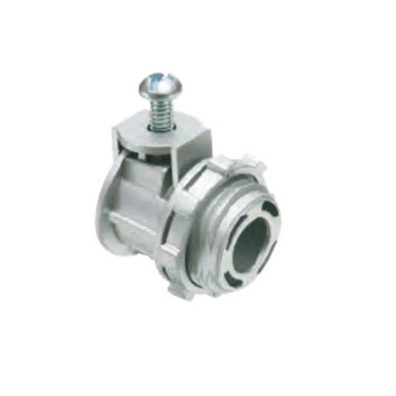 MC/AC Connector, Saddle Type, 3/8", Zinc Die Cast Editor’s Pick