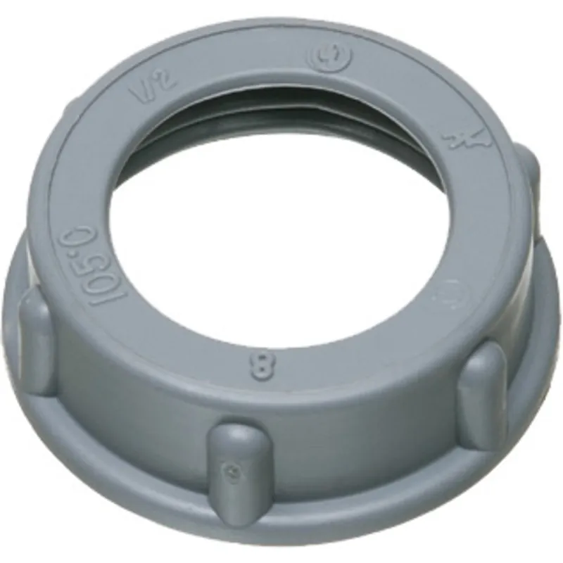 Conduit Bushing, Insulating, 2-1/2", Threaded, Plastic Mega Sale