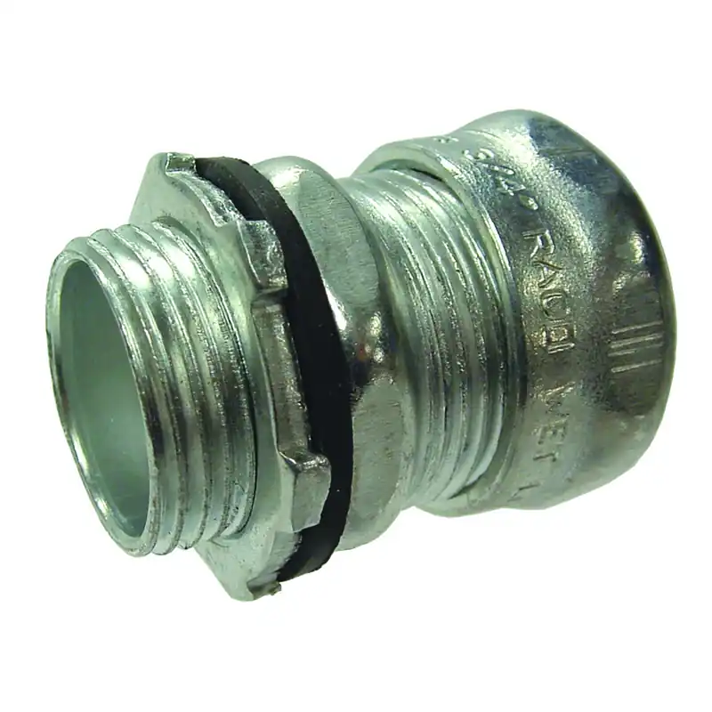 EMT Compression Connector, 2 inch, Raintight, Steel No Minimum Order