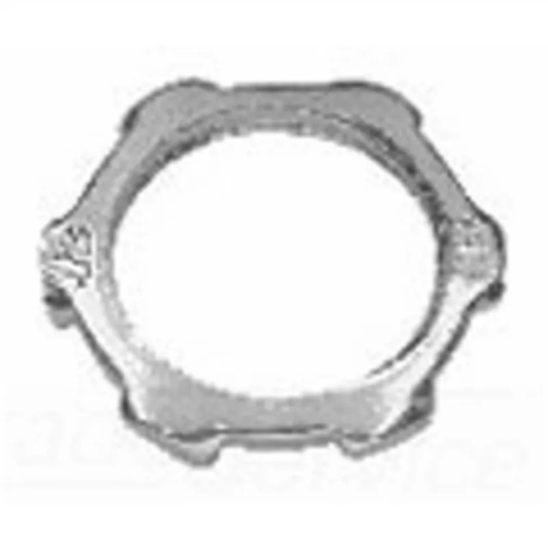 Fast Shipping Thin Construction Conduit Locknut, 2 IN, Use With Rigid/IMC Conduit