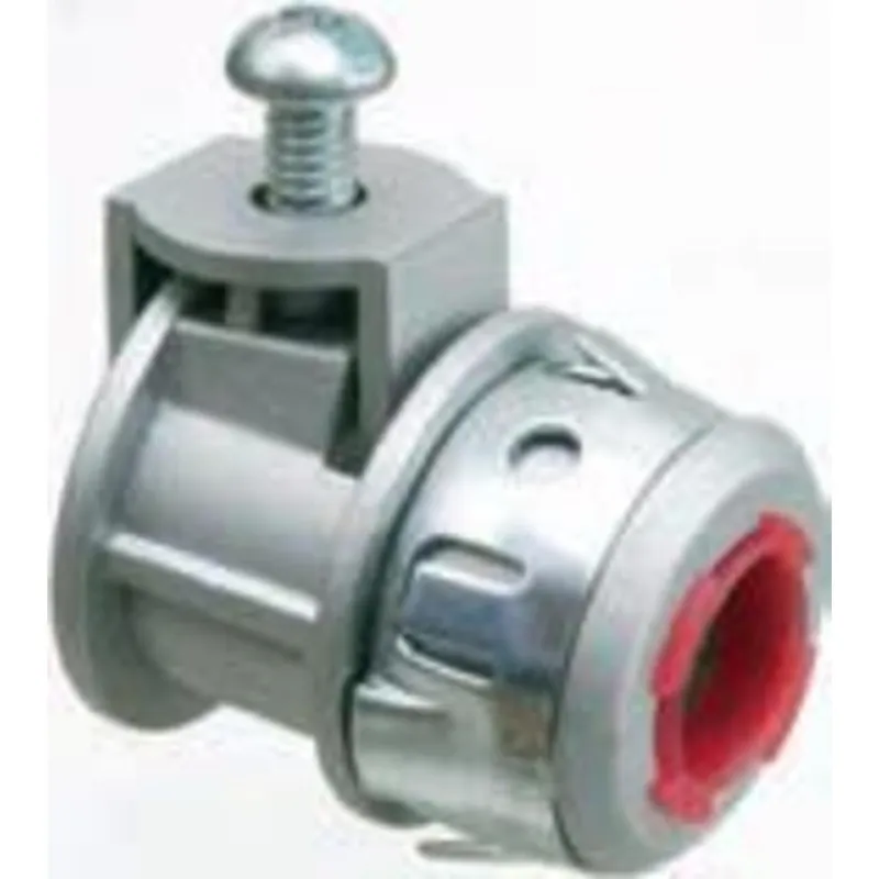 AC/Flex Connector, Insulated, Saddle Type, 3/8", Zinc Die Cast Direct From Factory