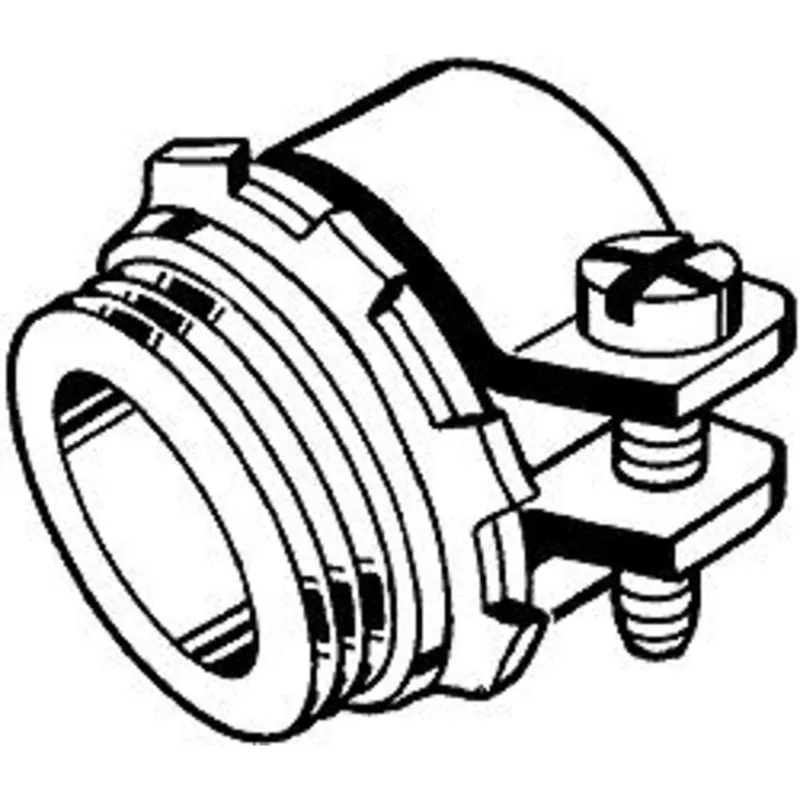 Flex Connector, Squeeze Type, 1/2", Malleable Premium