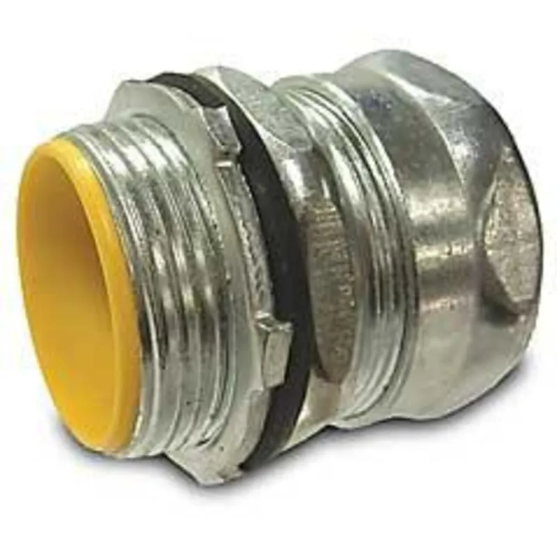 EMT Compression Connector, 1 inch, Insulated, Raintight, Steel Exclusive Offer