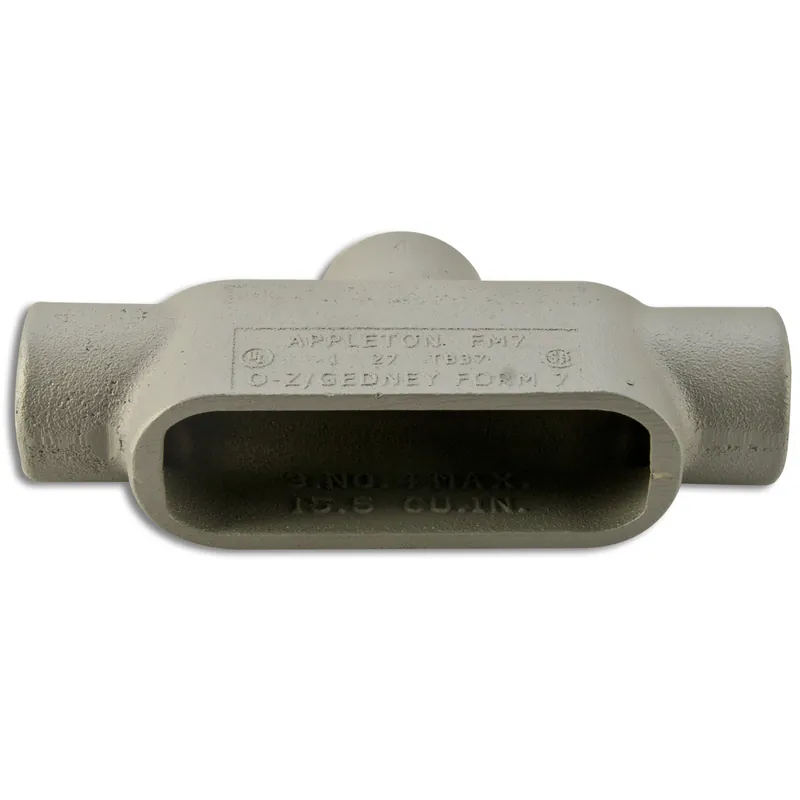 Save Now Conduit Body, Type: TB, 3/4", Form 7, Grayloy-Iron