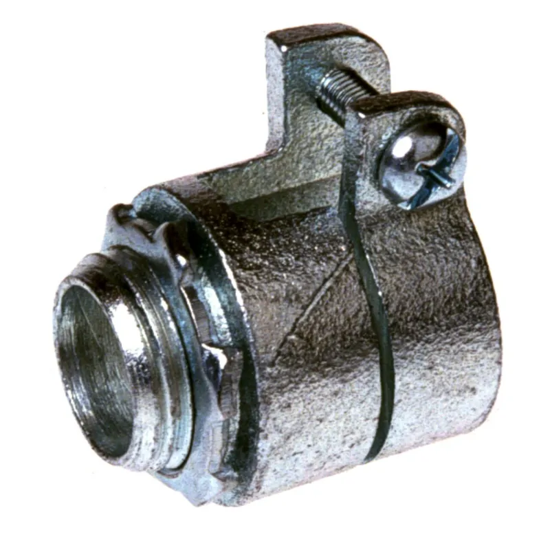 Flex Connector, Straight, Type: Squeeze, 1", Malleable Iron Free Returns
