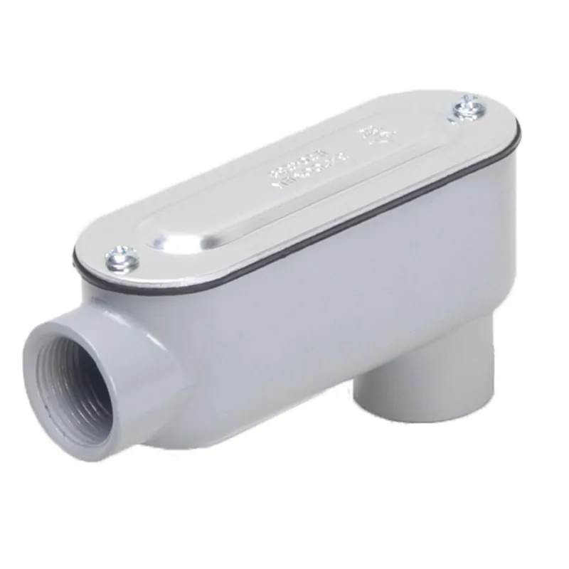 Type LB Conduit Body, 2", Aluminum, Form 5, Threaded, Cover/Gasket Must Have