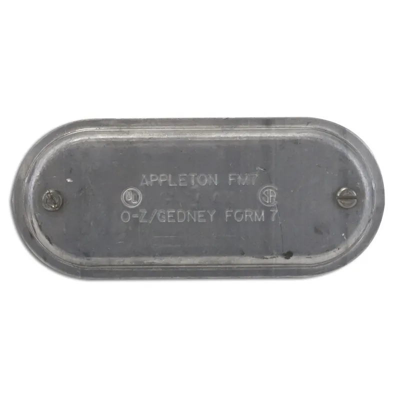Holiday Sale Conduit Body Cover, 3/4", Form 7, Aluminum