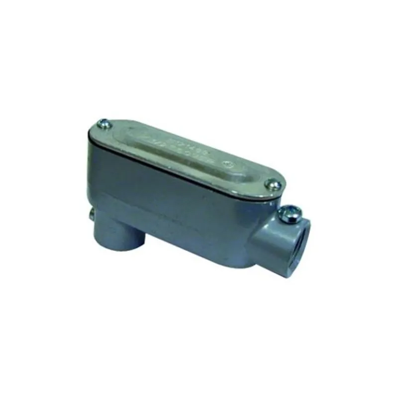Must Have Conduit Body, Type: LB, Size: 1/2", Cover/Gasket, Aluminum