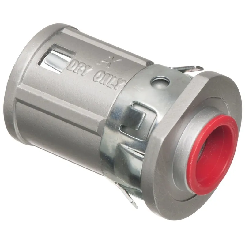 Special Offer MC/AC Cable Connector, Snap-In, 3/8", Insulated, Zinc Die Cast