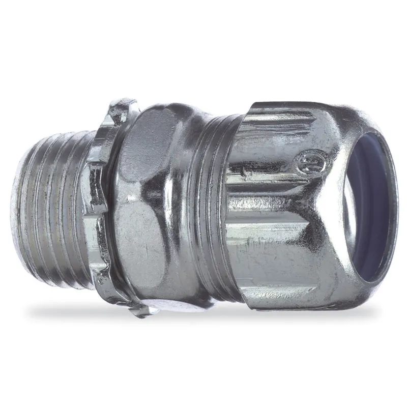 Trusted Brand Liquidtight Connector, Straight, 1-1/4", Steel