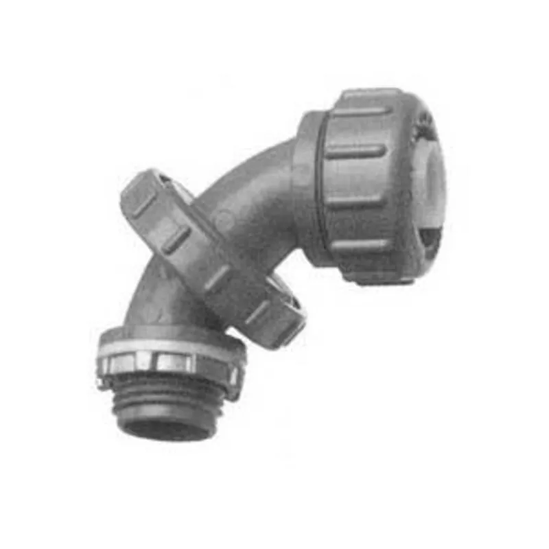 Latest Liquidtight Connector, Adjustable to 90°, 1/2", Non-Metallic