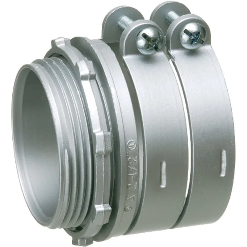 Save Now Flex Connector, 2-Screw, Straight, 2-1/2 Inch, Die Cast Zinc
