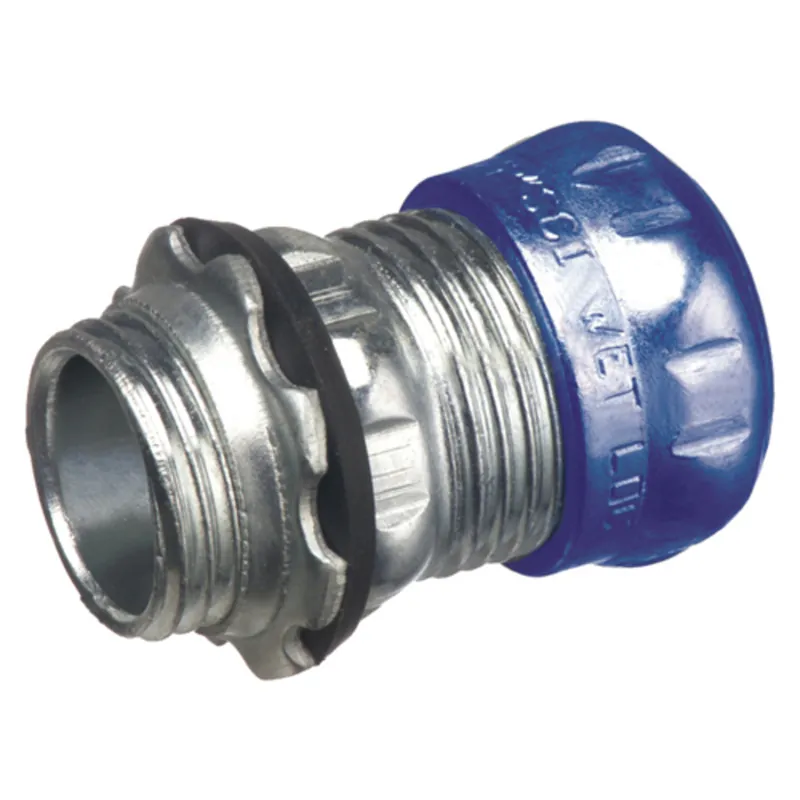EMT Compression Connector, 3", Raintight/Concrete Tight, Steel Weekend Sale