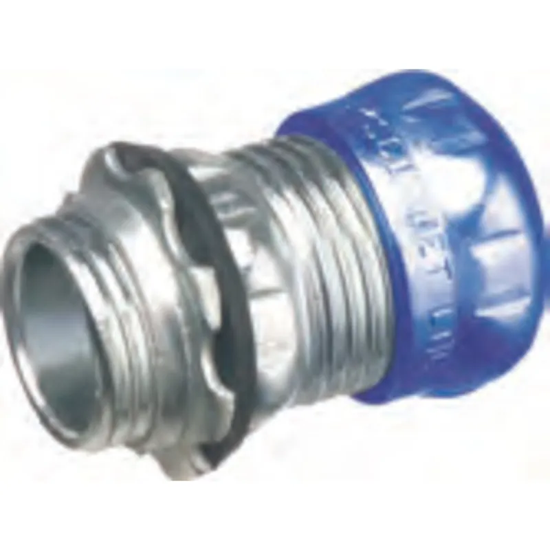 EMT Compression Connector, 2-1/2 inch, Raintight/Concrete Tight, Steel Next Day Delivery