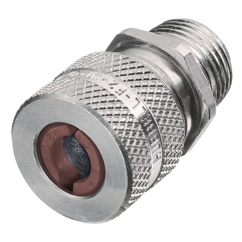 Straight Cord Connector, 1/2", Straight, Male, Aluminum Express Delivery