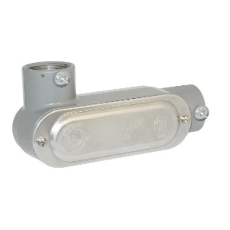 Type LL Conduit Body, 3/4", Aluminum, Form 5, Set Screw/Threaded, Cover/Gasket Free Shipping