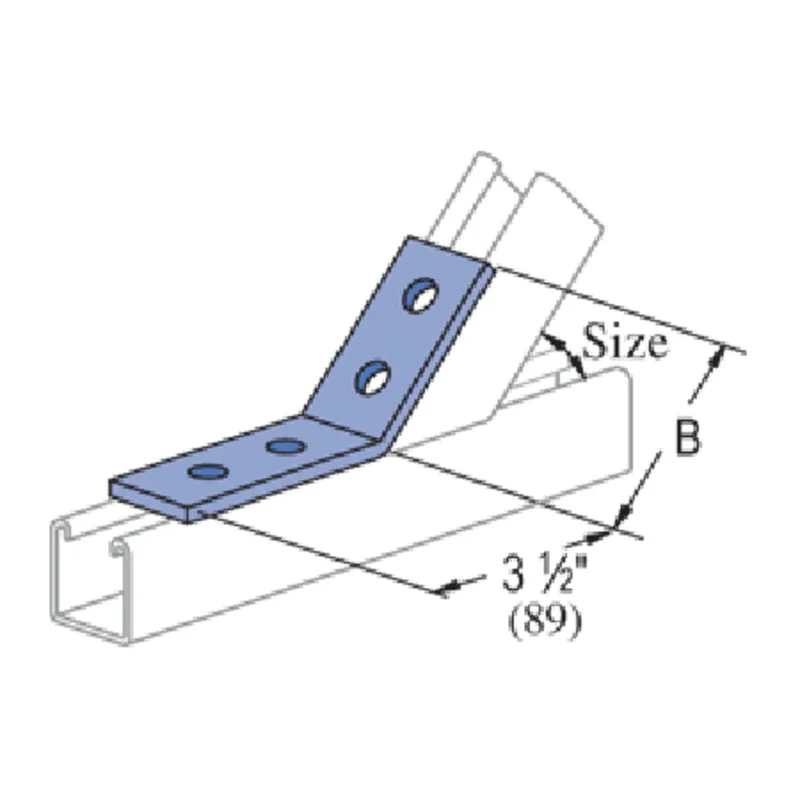 UNISTRUT P2265-EG 4 HOLE 45 Buy Direct